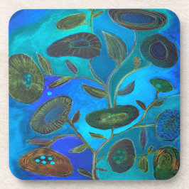 sleutelhanger van de blauwe nacht bier onderzetter