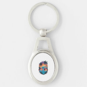 Sleutelhanger van de blauwe oceaan