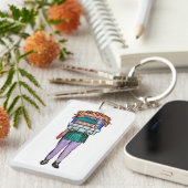 Sleutelhanger van de boekenkop (Voorkant Rechts)