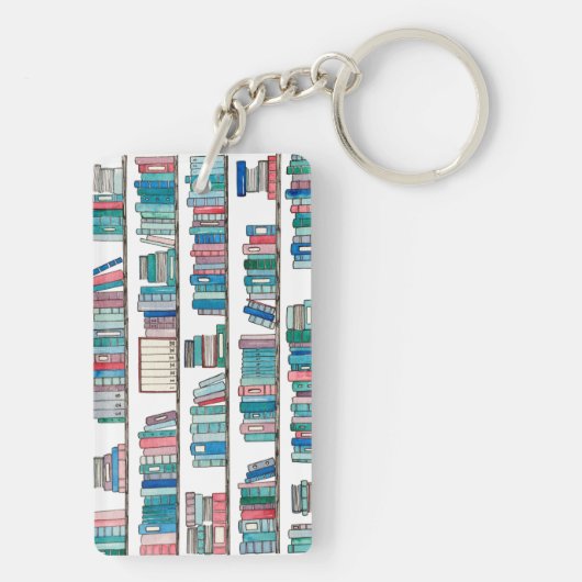 Sleutelhanger van de boekenkop (achterkant)