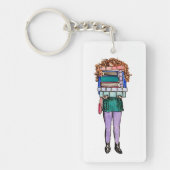 Sleutelhanger van de boekenkop (Voorkant)