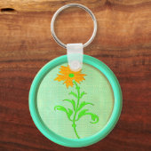 sleutelhanger van de  borduurknop voor het naaien  (Voorkant)