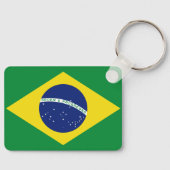 Sleutelhanger van de Braziliaanse vlag. Bestel pro (Voorkant)