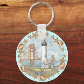 Sleutelhanger van de Californische vuurtoren (Voorkant)