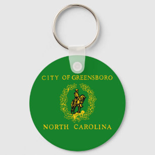 Sleutelhanger van de City Greensboro (North Caroli