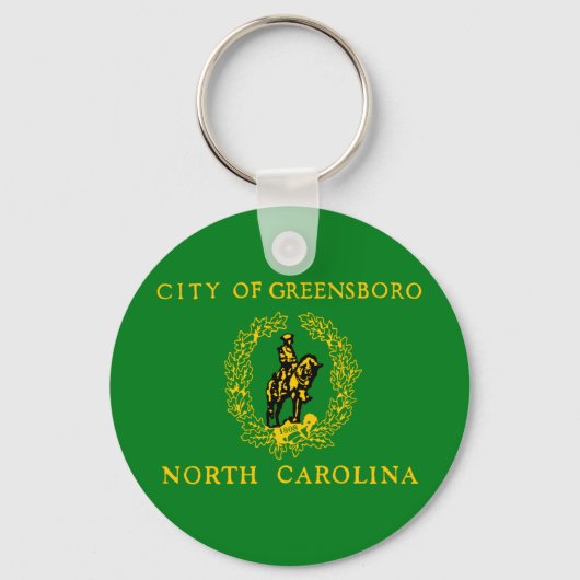 Sleutelhanger van de City Greensboro (North Caroli (Voorkant)