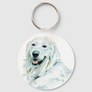 Sleutelhanger van de Engelse Golden Retriever