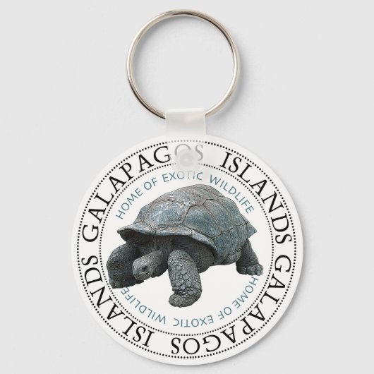 Sleutelhanger van de Galapagos-eilanden Tortoise (Voorkant)