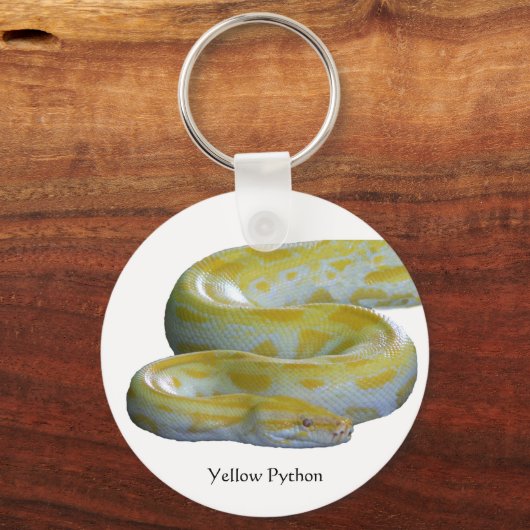 Sleutelhanger van de Gele Python (Voorkant)