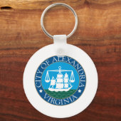 Sleutelhanger van de gemeente Alexandria (Virginia (Voorkant)