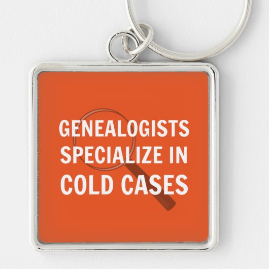 Sleutelhanger van de genealogie (Oranje) (Voorkant)