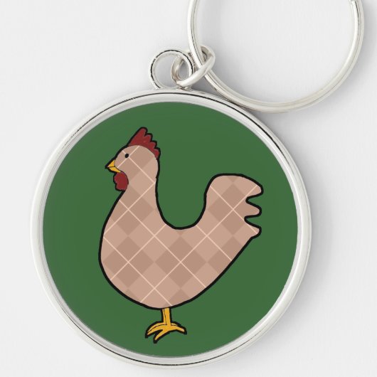 Sleutelhanger van de Haan van de Kunst van Argyle (Voorkant)