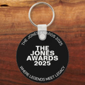 Sleutelhanger van de Jones Awards 2025 (Voorkant)