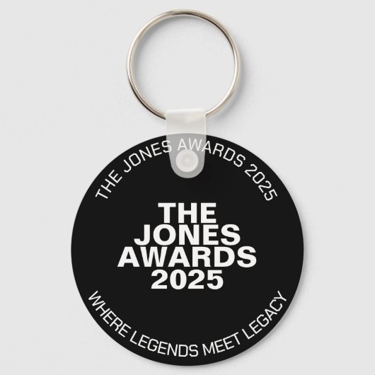 Sleutelhanger van de Jones Awards 2025 (Achterkant)