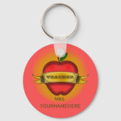 Sleutelhanger van de leraar -  Apple-Tattoo (Voorkant)