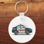 Sleutelhanger van de politie-interceptor Car Car (Voorkant)