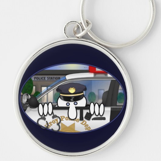 Sleutelhanger van de politie Kilroy (Voorkant)