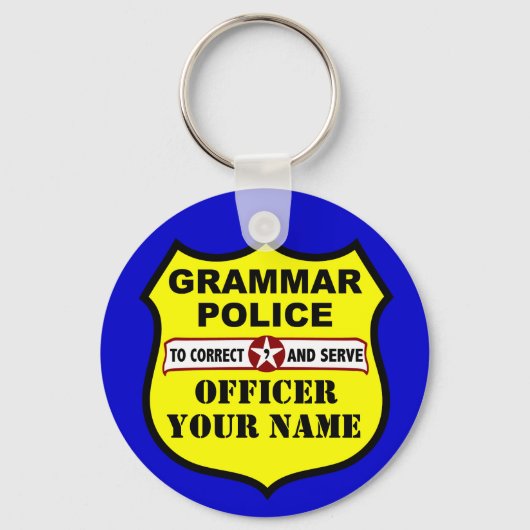  Sleutelhanger van de politie van Grammar (Voorkant)