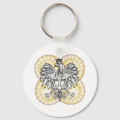 Sleutelhanger van de Poolse Eagle Pierogi (Voorkant)