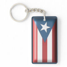 Sleutelhanger van de Puerto Ricaanse vlag