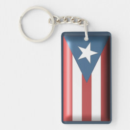 Sleutelhanger van de Puerto Ricaanse vlag