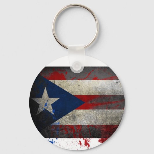 Sleutelhanger van de Puerto Ricaanse vlag (Voorkant)