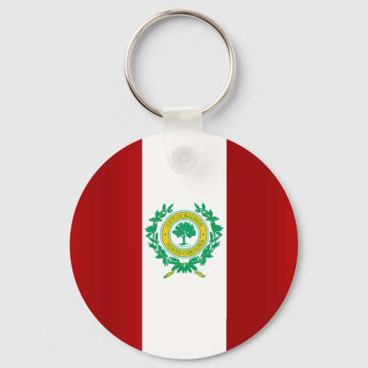 Sleutelhanger van de Raleigh-vlag (North Carolina) (Voorkant)