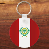 Sleutelhanger van de Raleigh-vlag (North Carolina) (Voorkant)