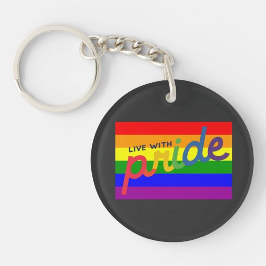 sleutelhanger van de regenboogvlag (Voorkant)
