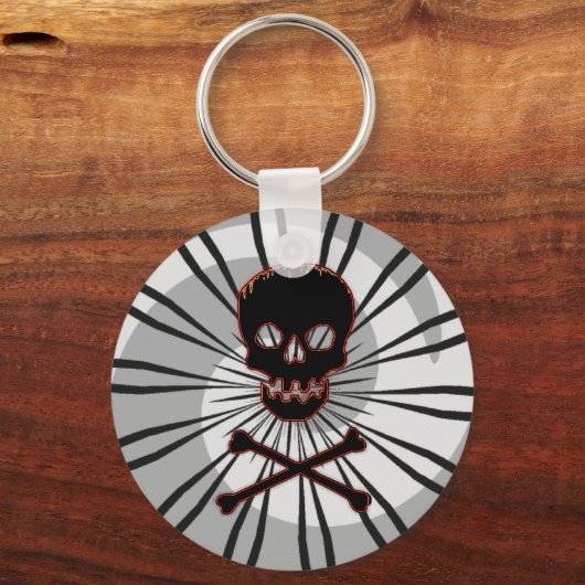 Sleutelhanger van de schedel en kruisbeenderen (Voorkant)