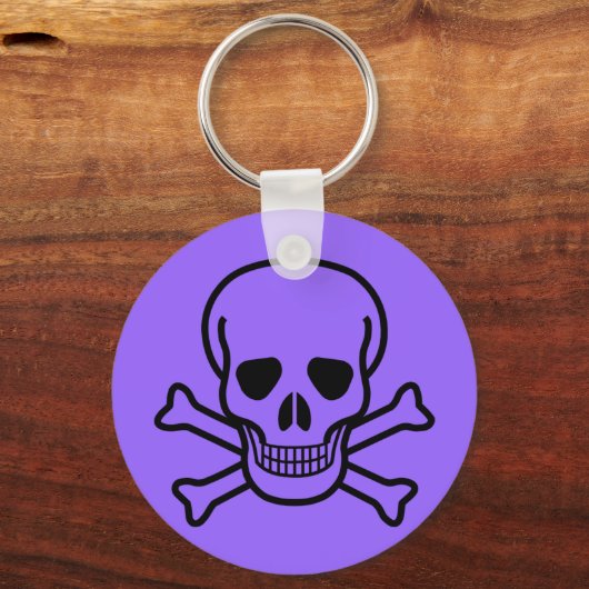 Sleutelhanger van de schedel en kruisbonen (Voorkant)