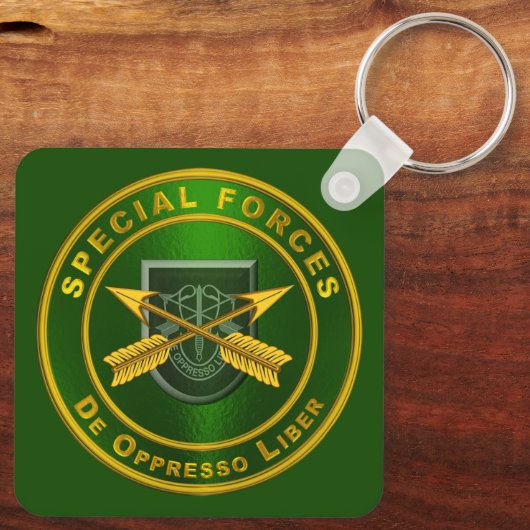 Sleutelhanger van de speciale troepen (Achterkant)
