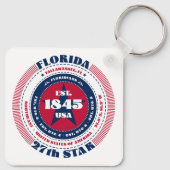 Sleutelhanger van de staat Florida (Achterkant)