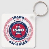 Sleutelhanger van de staat Idaho (Achterkant)