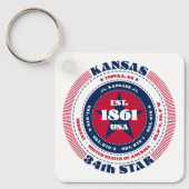 Sleutelhanger van de staat Kansas (Voorkant)