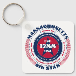 Sleutelhanger van de staat Massachusetts