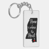 Sleutelhanger van de staat Mississippi (Voorkant Links)