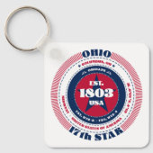 Sleutelhanger van de staat Ohio (Voorkant)
