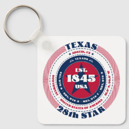 Sleutelhanger van de staat Texas