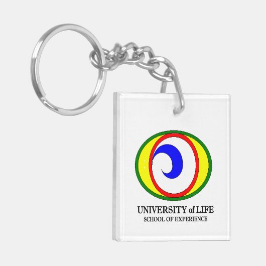 Sleutelhanger van de Universiteit van Life (Voorkant Links)