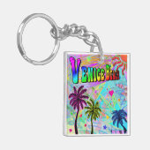 Sleutelhanger van de Venetië Beach Vivid Romance (Voorkant Links)