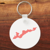 Sleutelhanger van de visserseilanden - Roze (Voorkant)