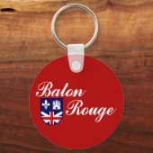 Sleutelhanger van de vlag Baton Rouge (Louisiana) (Voorkant)