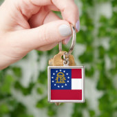 Sleutelhanger van de vlag van Georgia (Hand)