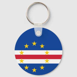 Sleutelhanger van de vlag van Kaapverdië