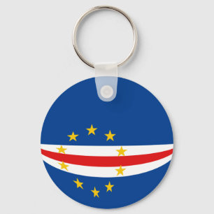 Sleutelhanger van de vlag van Kaapverdië