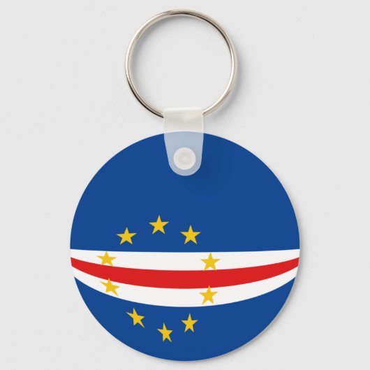 Sleutelhanger van de vlag van Kaapverdië (Voorkant)