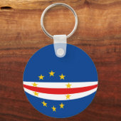 Sleutelhanger van de vlag van Kaapverdië (Voorkant)