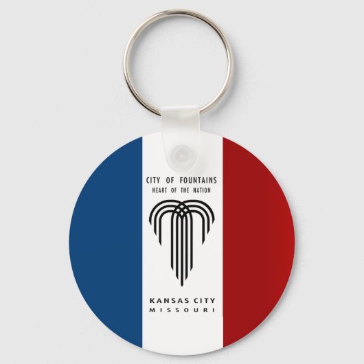 Sleutelhanger van de vlag van Kansas City (Missour (Voorkant)