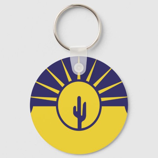 Sleutelhanger van de vlag van Mesa (Arizona) (Voorkant)